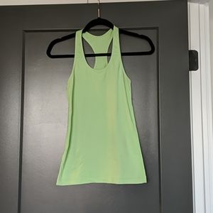 Lululemon neon green tank